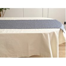 Table runner made of water-repellent fabric 45x170 DUCK V-11 Grey