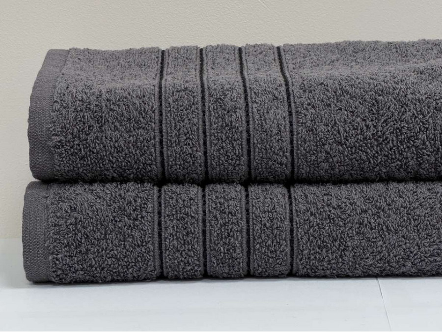 Рушник махровий 50x90 Ecotton Antracite 420