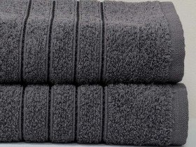 Рушник махровий 50x90 Ecotton Antracite 420