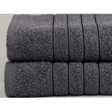 Полотенце махровое 70x140 Ecotton Antracite 420