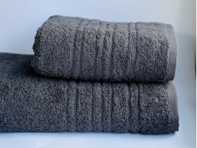 Рушник махровий 50x100 Ecotton Antracite 550