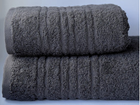 Рушник махровий 70x140 Ecotton Antracite 550