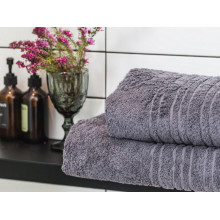 Рушник махровий 70x140 Ecotton Antracite 550