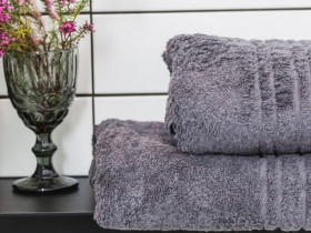 Рушник махровий 70x140 Ecotton Antracite 550