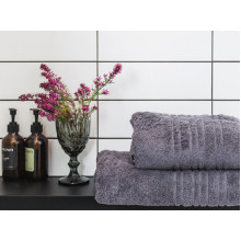 Рушник махровий 70x140 Ecotton Antracite 550