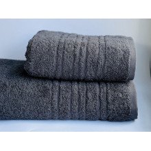 Полотенце махровое 50x100 Ecotton Antracite 550