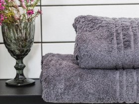 Рушник махровий 50x100 Ecotton Antracite 550