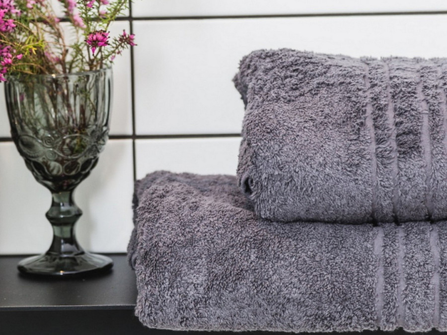 Рушник махровий 50x100 Ecotton Antracite 550