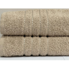 Полотенце махровое 50x90 Ecotton Бежевое 420