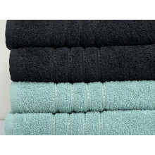 Terry towel 50x90 Ecotton Black 420