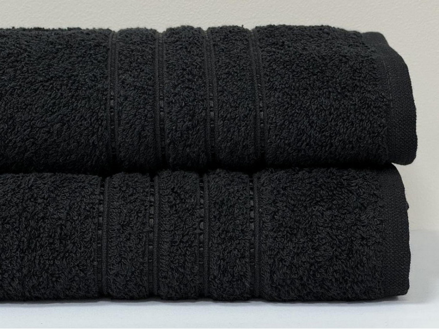 Рушник махровий 70x140 Ecotton Чорний 420