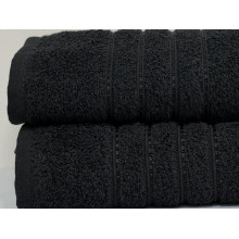 Terry towel 50x90 Ecotton Black 420