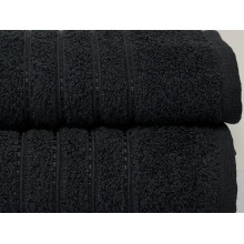 Terry towel 50x90 Ecotton Black 420