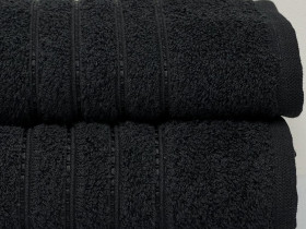 Рушник махровий 50x90 Ecotton Чорний 420