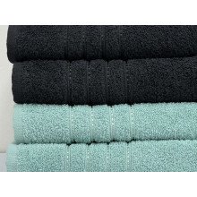 Полотенце махровое 50x90 Ecotton Черное 420