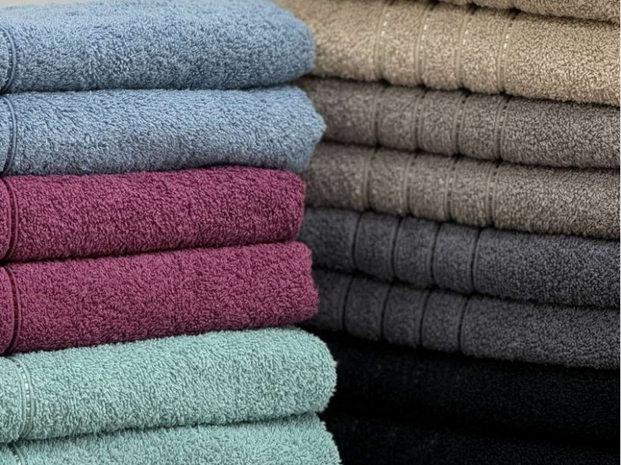 Terry towel 70x140 Ecotton Black 420