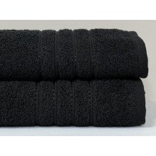 Terry towel 70x140 Ecotton Black 420
