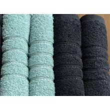 Terry towel 70x140 Ecotton Black 420