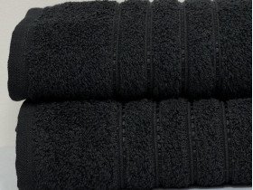 Terry towel 50x90 Ecotton Black 420