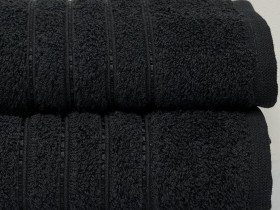 Terry towel 50x90 Ecotton Black 420