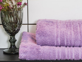 Рушник махровий 70x140 Ecotton Lilac 550