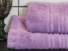 Рушник махровий 70x140 Ecotton Lilac 550