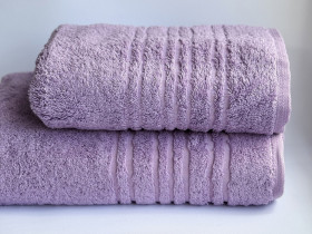 Рушник махровий 50x100 Ecotton Lilac 550