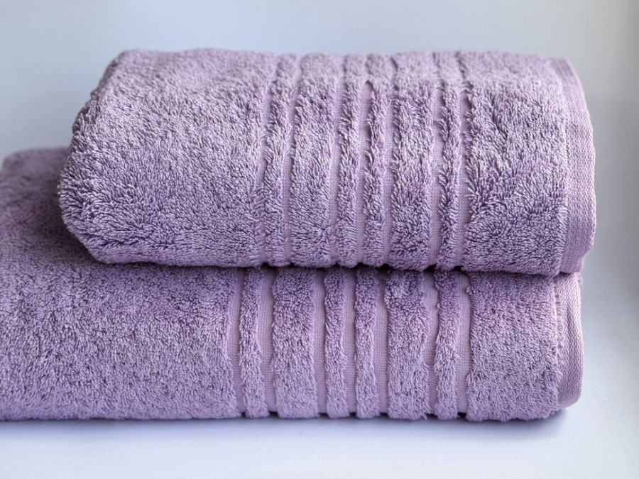 Рушник махровий 50x100 Ecotton Lilac 550