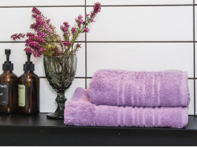 Рушник махровий 50x100 Ecotton Lilac 550