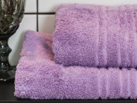 Рушник махровий 50x100 Ecotton Lilac 550