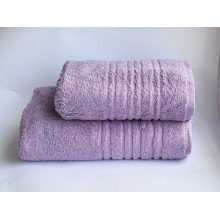 Полотенце махровое 70x140 Ecotton Lilac 550
