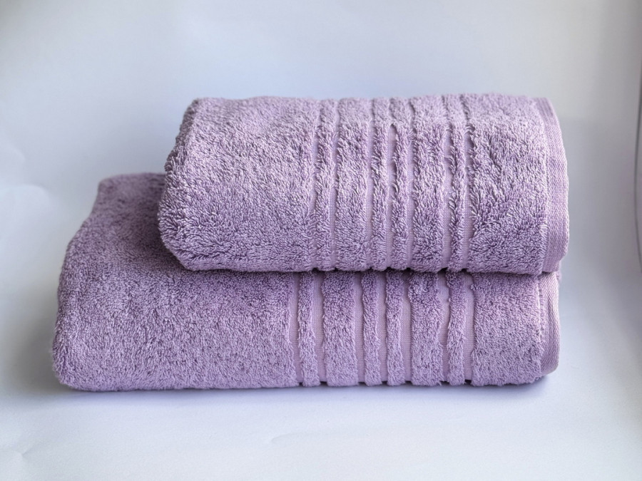 Terry towel 50x100 Ecotton Lilac 550