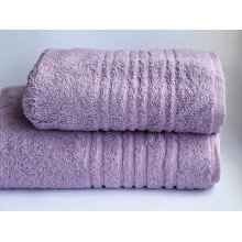 Полотенце махровое 70x140 Ecotton Lilac 550