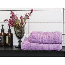 Полотенце махровое 70x140 Ecotton Lilac 550