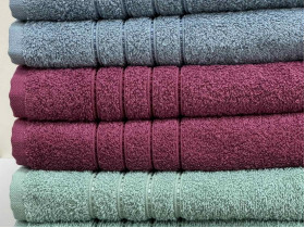 Рушник махровий 50x90 Ecotton Малиновий 420