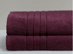 Рушник махровий 70x140 Ecotton Малиновий 420