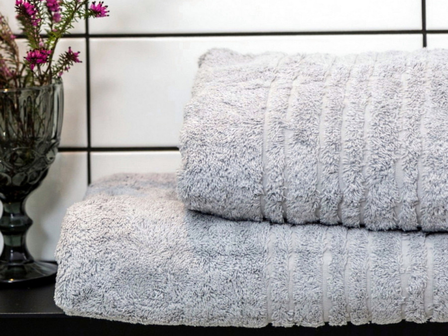 Рушник махровий 70x140 Ecotton Сірий 550