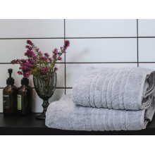 Полотенце махровое 70x140 Ecotton Серое 550