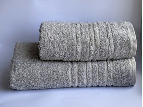 Terry towel 50x100 Ecotton Gray 550