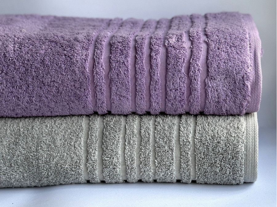 Рушник махровий 50x100 Ecotton Сірий 550
