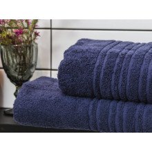 Terry towel 50x100 Ecotton Dark blue 550