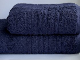 Terry towel 70x140 Ecotton Dark blue 550