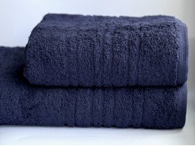 Terry towel 70x140 Ecotton Dark blue 550