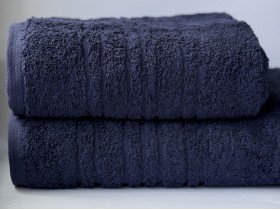 Terry towel 70x140 Ecotton Dark blue 550