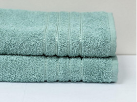 Рушник махровий 50x90 Ecotton Зелений 420