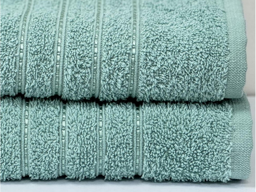Рушник махровий 70x140 Ecotton Зелений 420