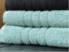 Рушник махровий 70x140 Ecotton Зелений 420