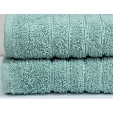 Полотенце махровое 70x140 Ecotton Зеленое 420