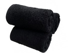 Серветка махрова 30x30 Ecotton Чорна 380