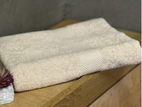 Салфетка махровая 30x50 Узтекс Бежевая
